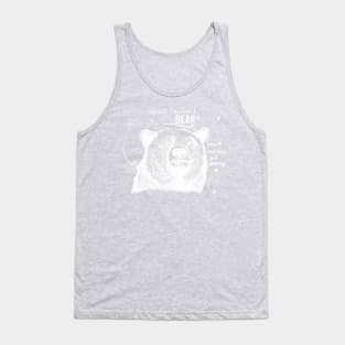 Spirit animal - bear white Tank Top